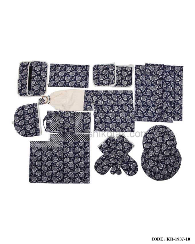 ست 20 تکه آشپزخانه طرح ترمه