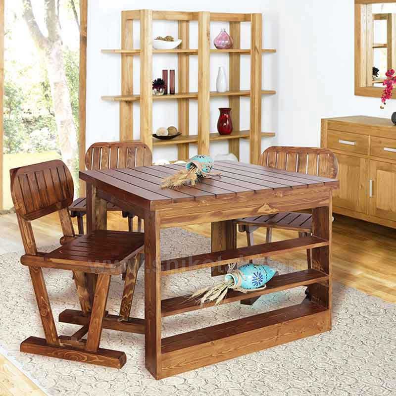 صندلی غذاخوری چوبی سری 107