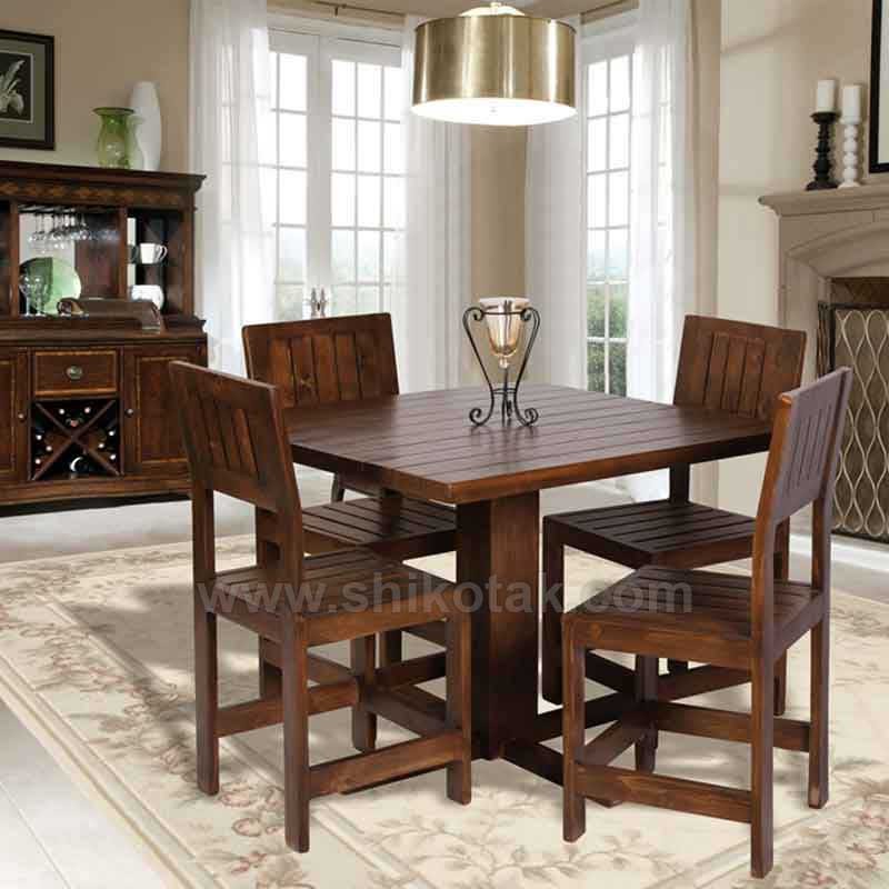 میز ناهار خوری مربع چوبی سری 419