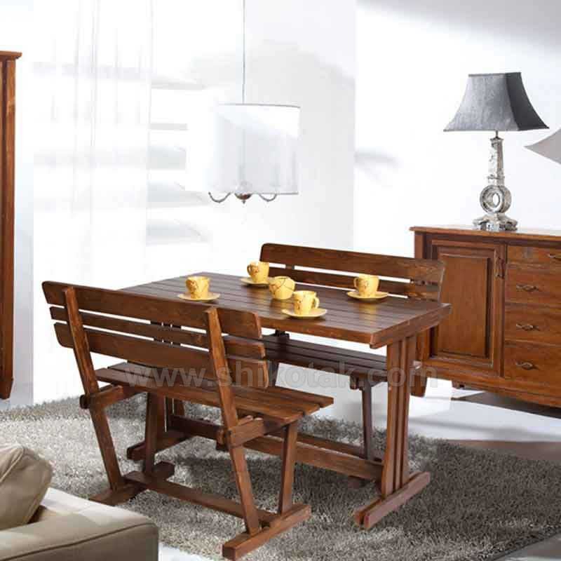 میز ناهار خوری چوبی مستطیلی سری 420