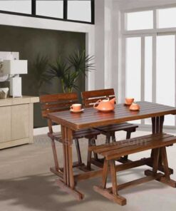 میز ناهار خوری چوبی مستطیلی سری 420