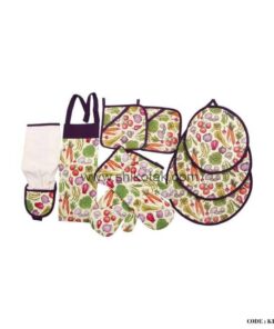 ست پارچه ای آشپزخانه 9 تکه طرح سبزیجات