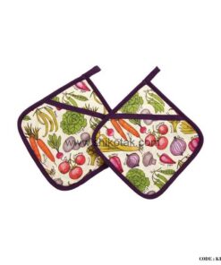 ست پارچه ای آشپزخانه 9 تکه طرح سبزیجات