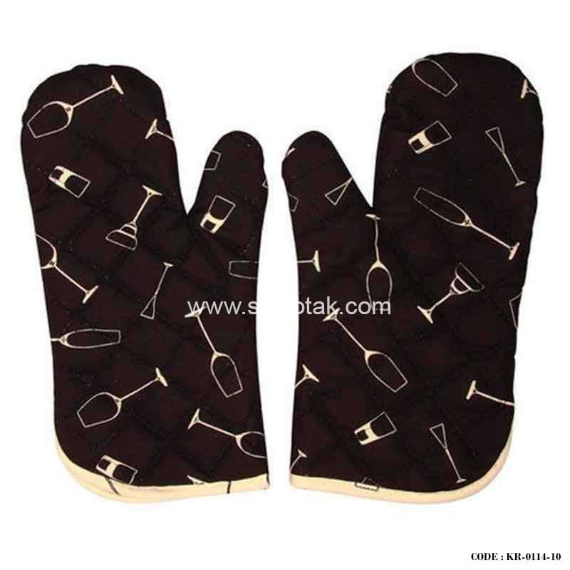 دستکش نسوز فر طرح Glass