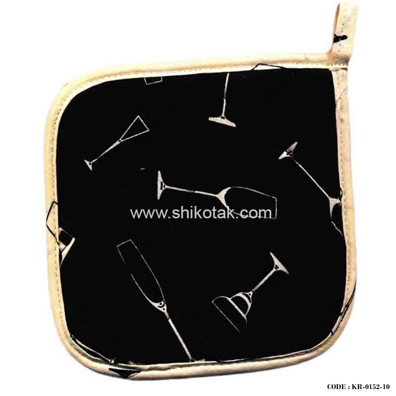 ست کامل 22 تکه پارچه ای آشپزخانه طرح Glass