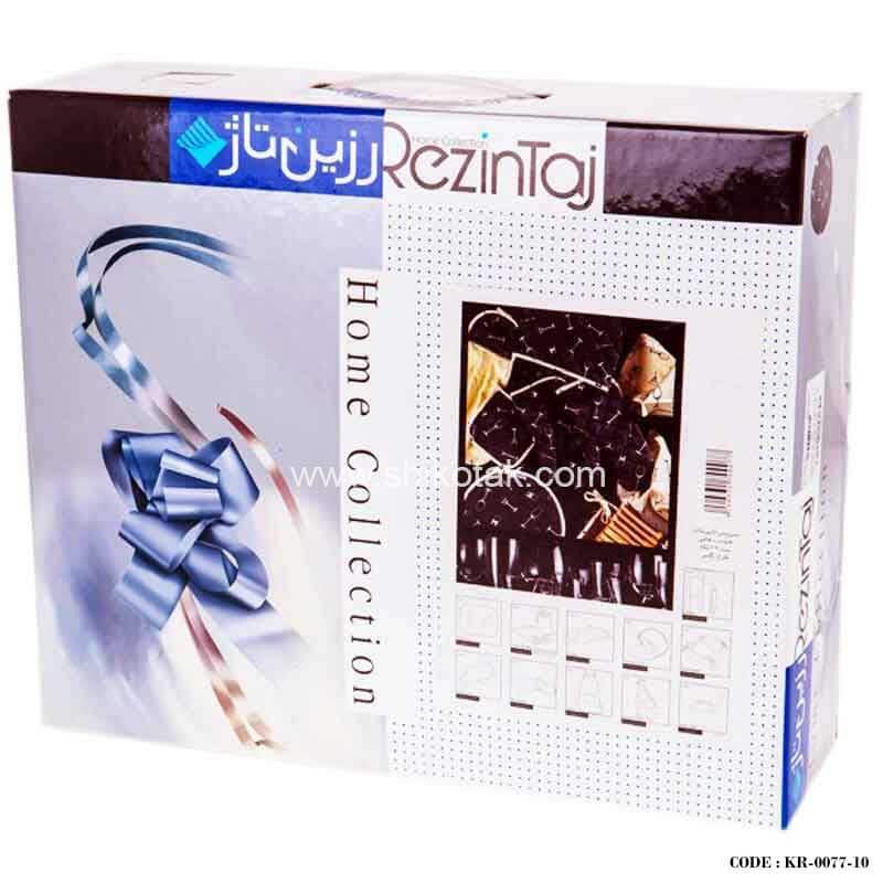 ست کامل 22 تکه پارچه ای آشپزخانه طرح Glass