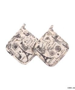 سرویس 22 تکه آشپزخانه پارچه ای طرح ایفل