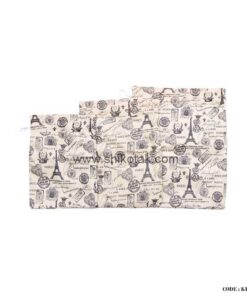 سرویس 22 تکه آشپزخانه پارچه ای طرح ایفل