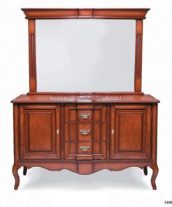 آینه و کنسول دو درب چوبی سری 5