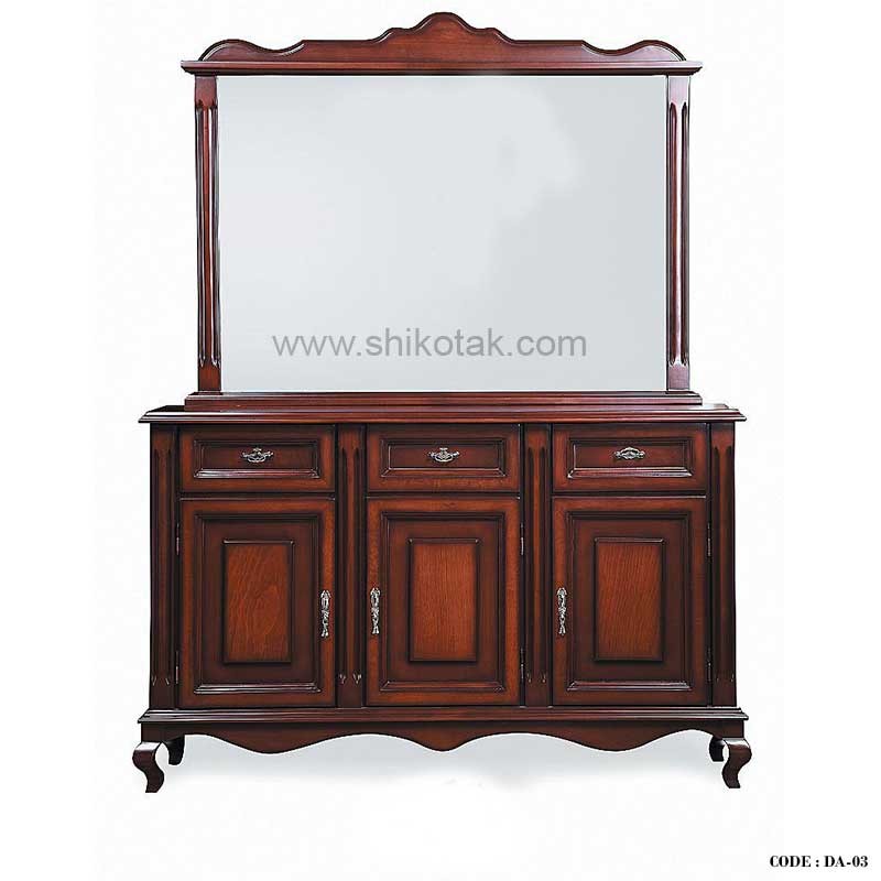 آینه و کنسول کلاسیک سه درب سری 03