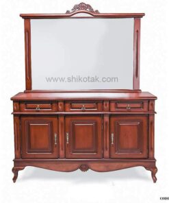 آینه و کنسول چوبی طرح کلاسیک سری 21