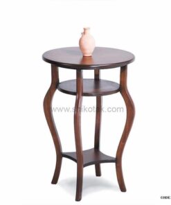 میز تلفن گرد چوبی سری 32
