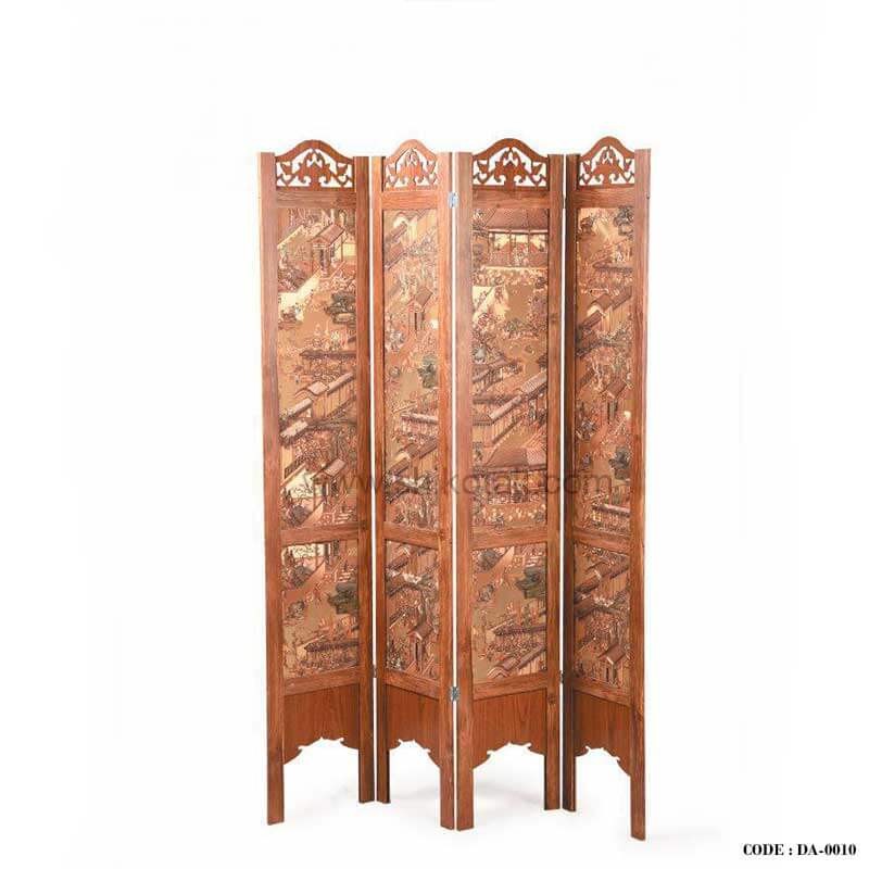 پاراوان چوبی طرح دار سری0010