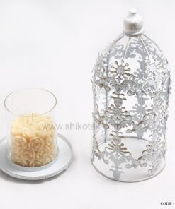 جاشمعی قفس طرح اسلیمی سایز بزرگ