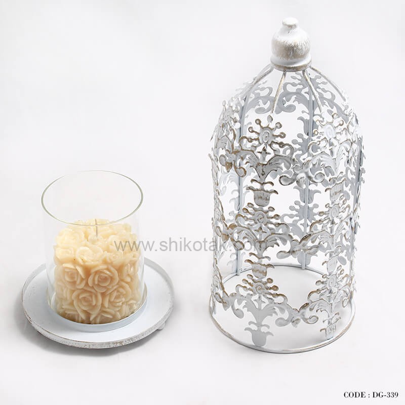 جاشمعی قفس طرح اسلیمی سایز بزرگ