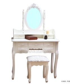 میز آرایش مدرن چوبی سفید