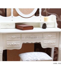 میز آرایش مدرن چوبی سفید