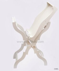 میز صبحانه خوری تاشو سفید