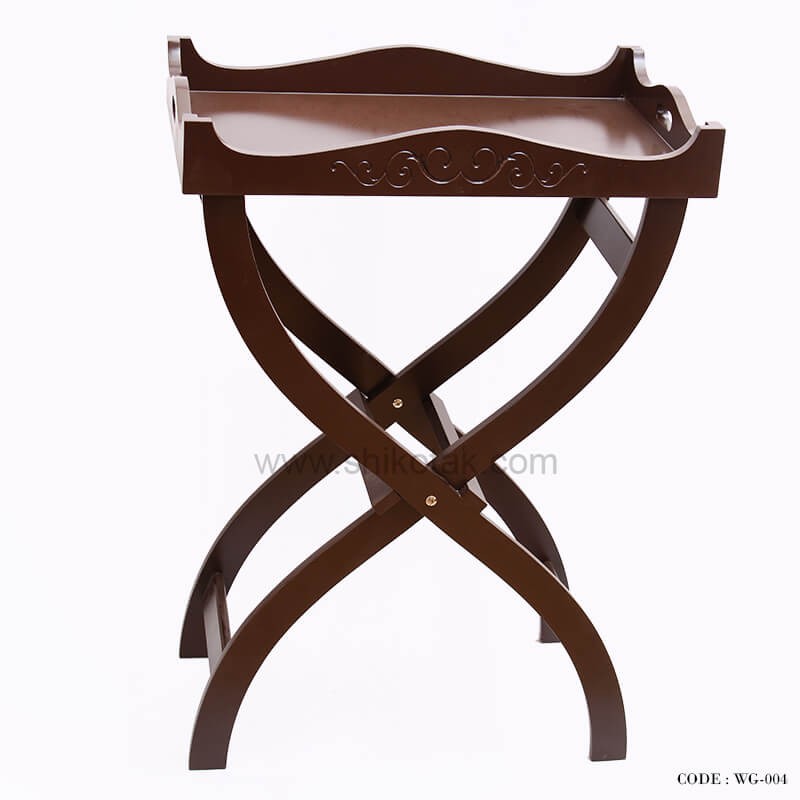 میز پذیرایی قهوه ای