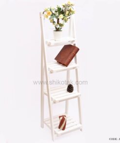 استند گلدان طرح نردبان 4 طبقه PVC