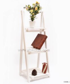 جاگلدانی ایستاده طرح نردبان 3 طبقه PVC