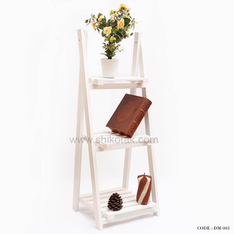 جاگلدانی ایستاده طرح نردبان 3 طبقه PVC