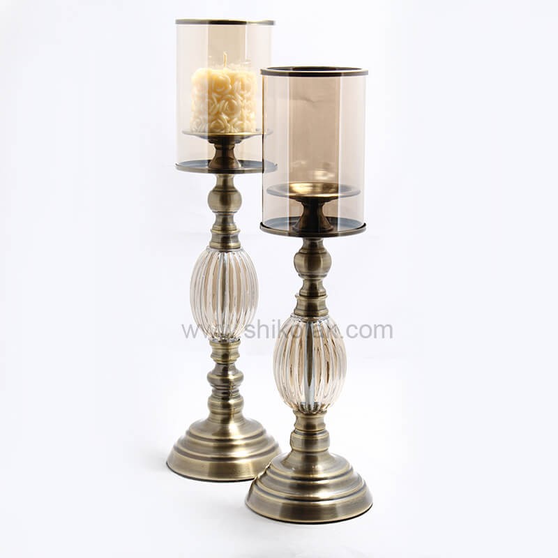 جاشمعی پایه الماس برنزی