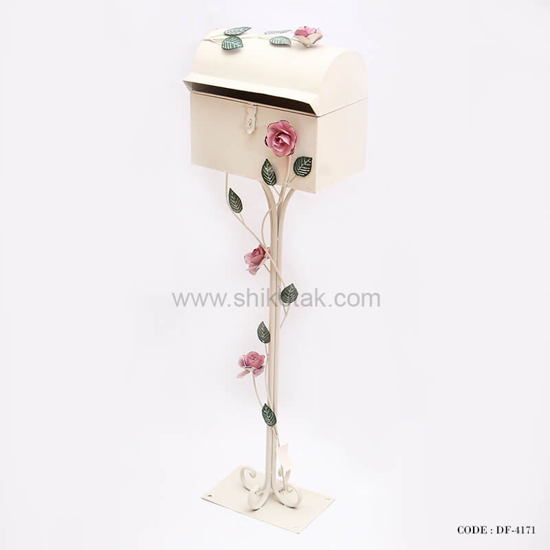 صندوق پست تزئینی طرح گل