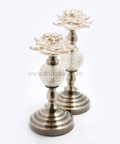 شمعدان سلطنتی طرح گل گوی دار