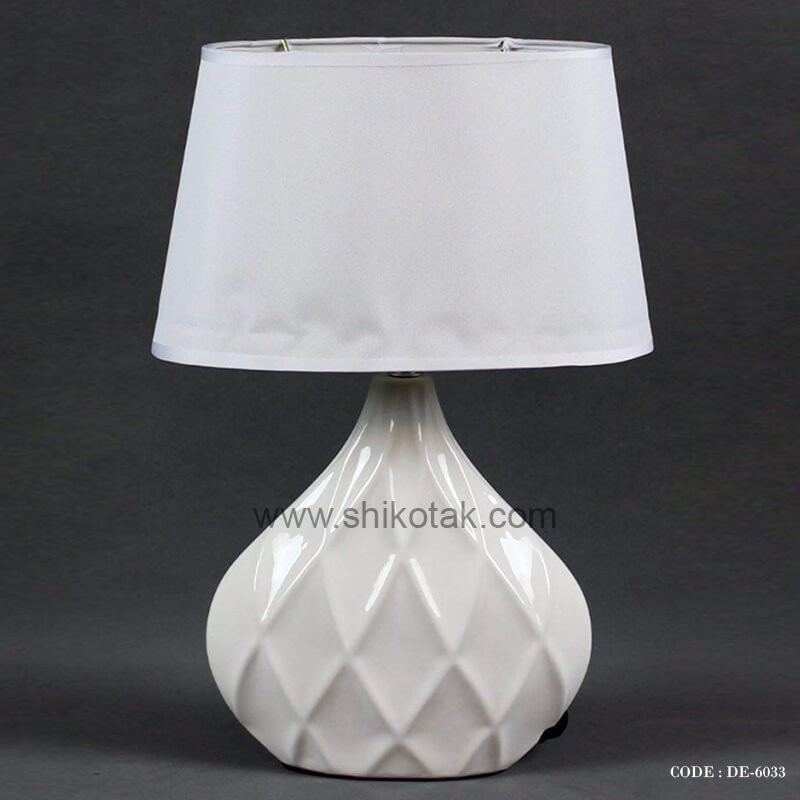 آباژور سفید رومیزی