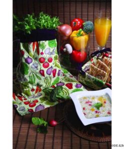 ست پارچه ای آشپزخانه 9 تکه طرح سبزیجات