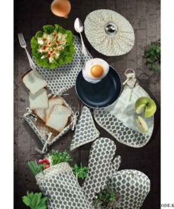 سرویس کامل پارچه ای آشپزخانه طرح کندو