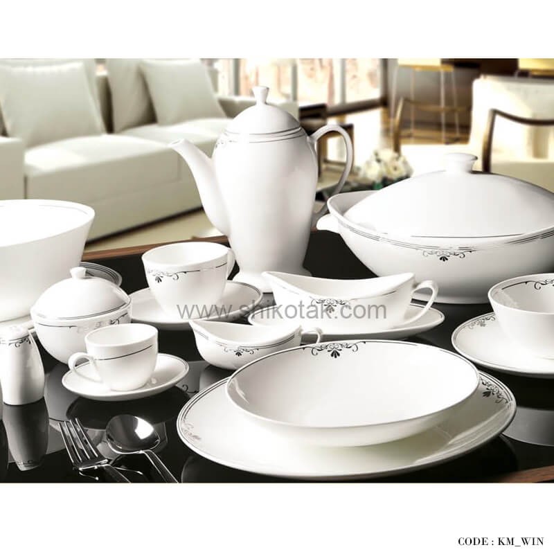 ظروف غذاخوری چینی 29 پارچه طرح وین پلاتین