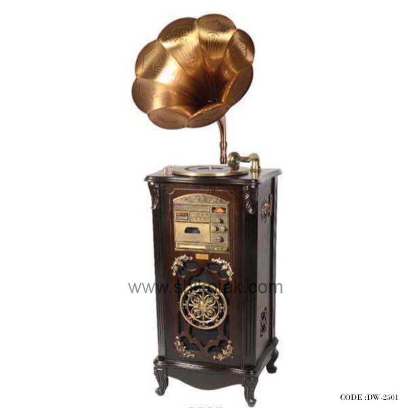 گرامافون مبله قهوه ای سری 2501