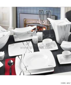 سرویس ظروف پذیرایی 29 پارچه طرح ونتو پلاتین