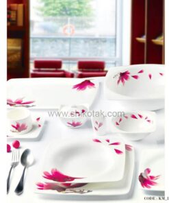 سرویس چینی پذیرایی 90 پارچه طرح لیلیوم