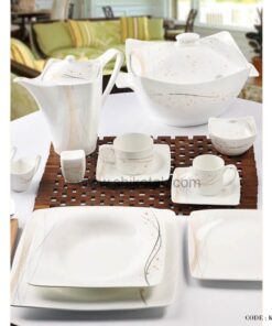 ظروف چینی غذاخوری 28 پارچه طرح اسکای