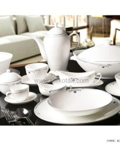 ظروف چینی مقصود 92 پارچه طرح وین پلاتین