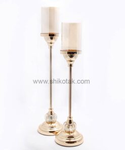 جاشمعی پایه بلند طلایی