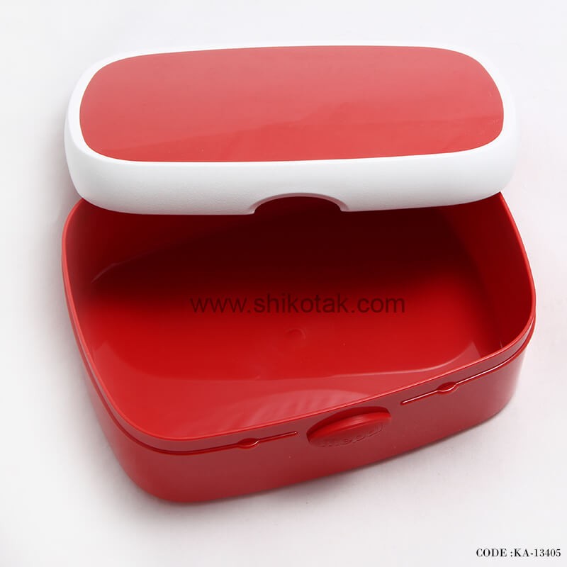 ظرف نگهدارنده غذا پلاستیکی قرمز Rosti