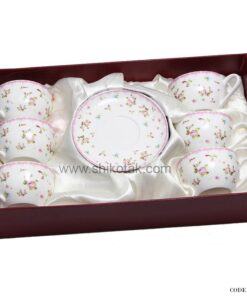 سرویس فنجان و نعلبکی طرح گل گلی