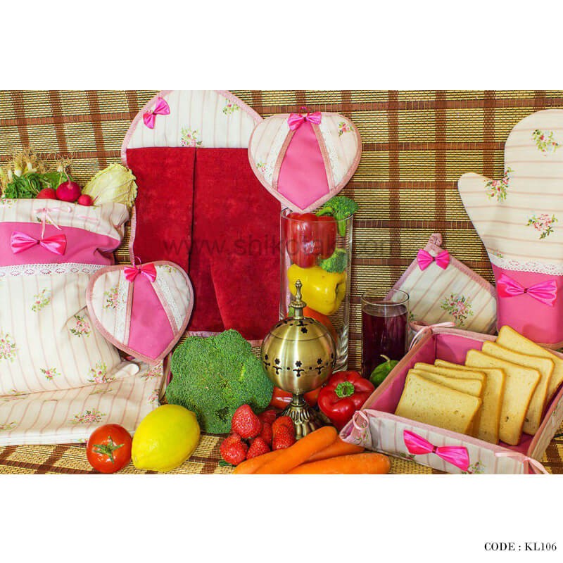 سرویس آشپزخانه پارچه ای 18 تکه سری 106