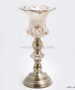 شمعدان برنزی مدل لاله باز