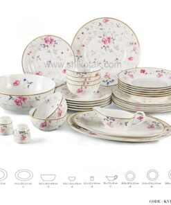 سرویس چینی غذاخوری طرح ویکتوریا