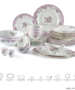 ست غذاخوری چینی طرح سوفیا