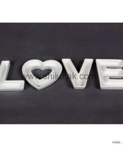 اردو خوری سرامیکی طرح love