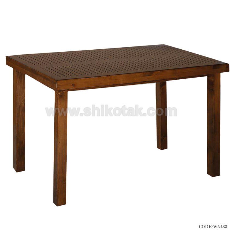 میز ناهارخوری چوبی شش نفره سری 433