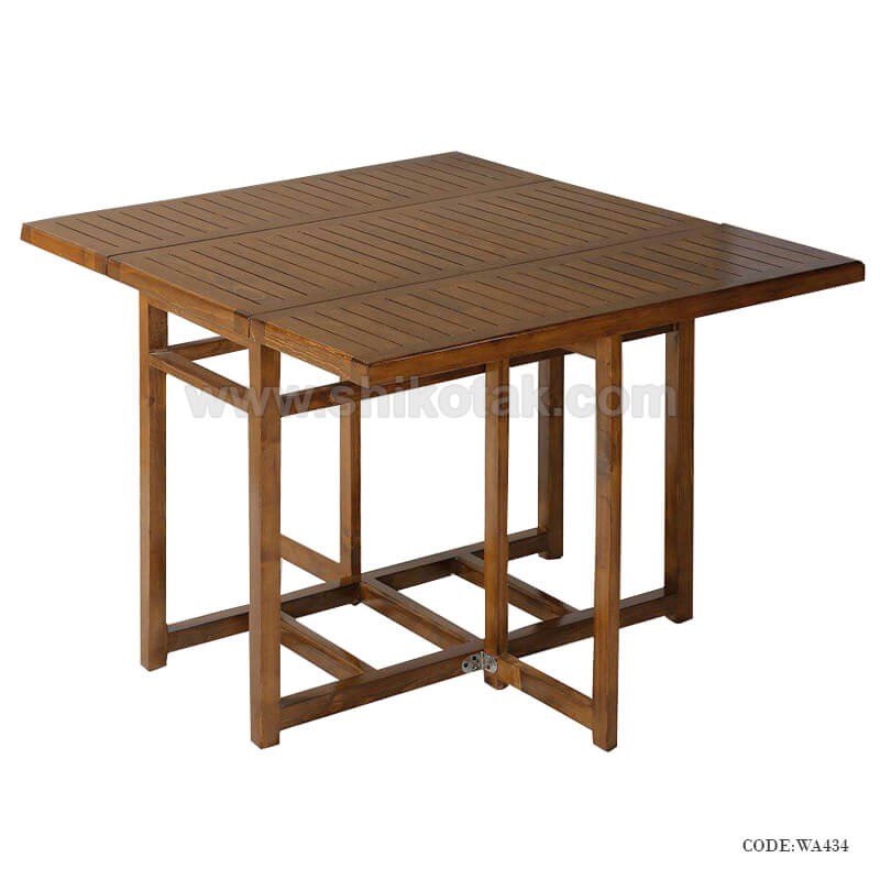 میز تاشو شش نفره چوبی سری 434