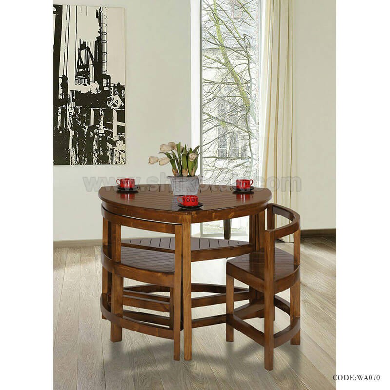 میز و صندلی کم جا سه نفره