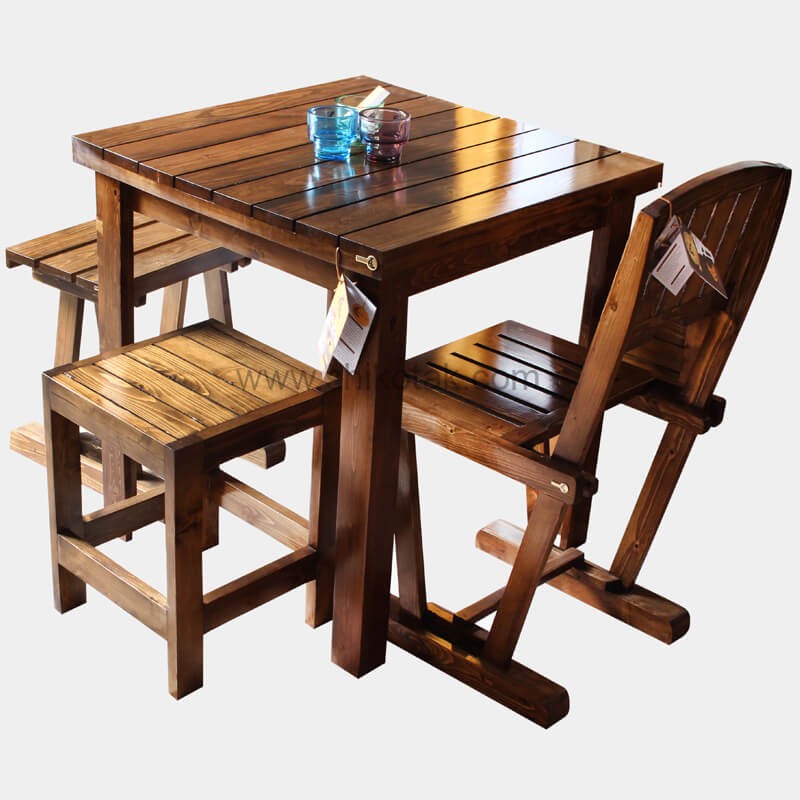 صندلی غذاخوری چوبی سری 107